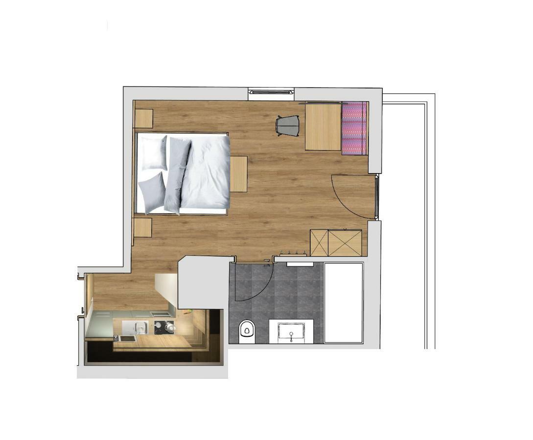 דירות גלטור Haus Hubertus מראה חיצוני תמונה